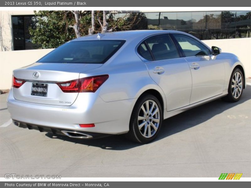 Liquid Platinum / Black 2013 Lexus GS 350
