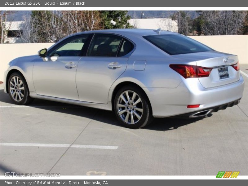 Liquid Platinum / Black 2013 Lexus GS 350