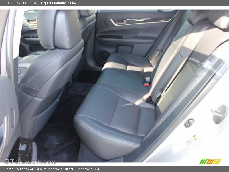 Rear Seat of 2013 GS 350