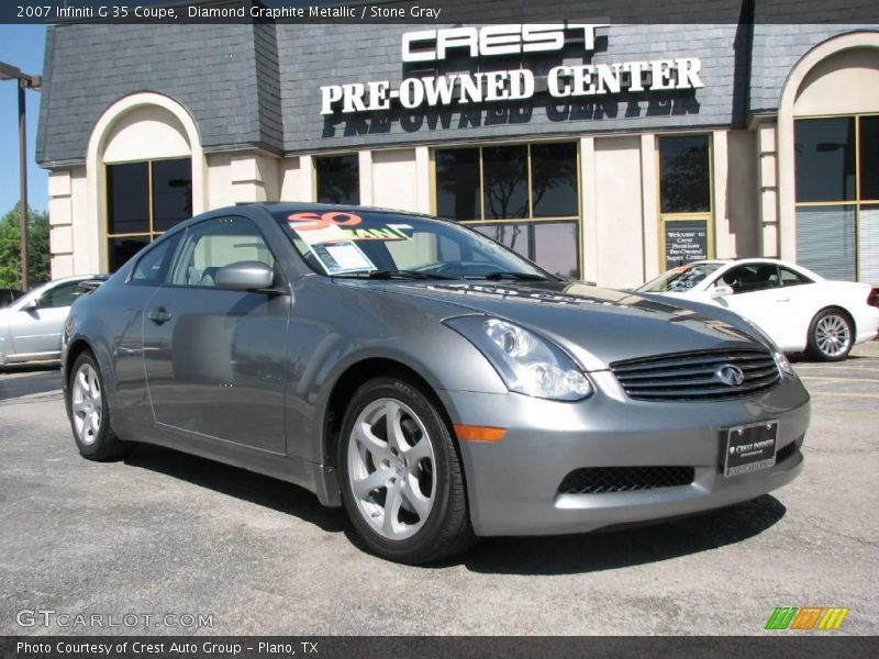 Diamond Graphite Metallic / Stone Gray 2007 Infiniti G 35 Coupe