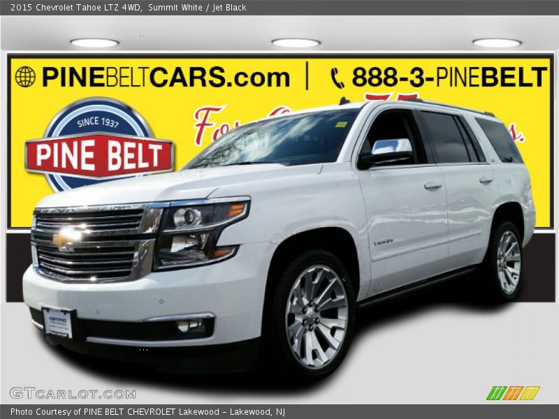 Summit White / Jet Black 2015 Chevrolet Tahoe LTZ 4WD