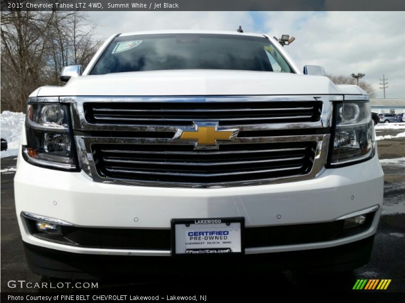 Summit White / Jet Black 2015 Chevrolet Tahoe LTZ 4WD