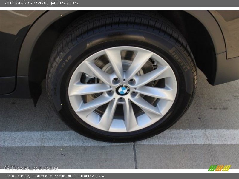 Jet Black / Black 2015 BMW X3 xDrive28i