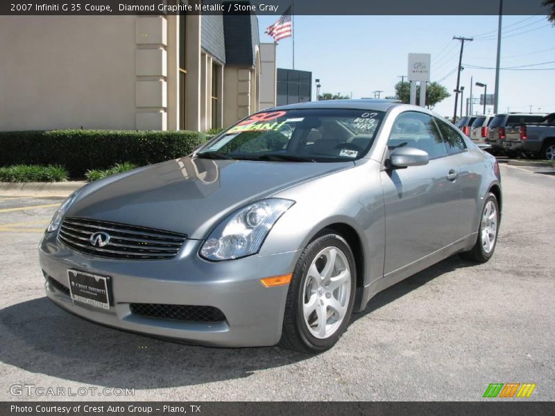 Diamond Graphite Metallic / Stone Gray 2007 Infiniti G 35 Coupe
