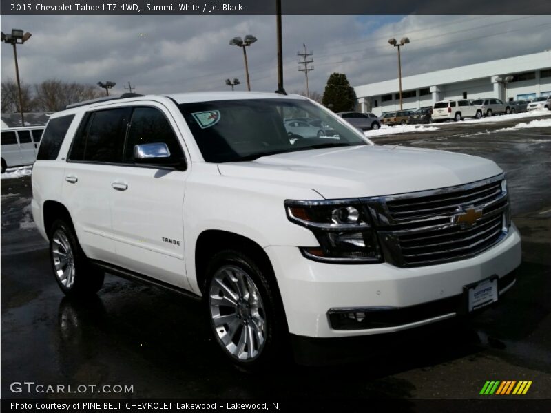 Summit White / Jet Black 2015 Chevrolet Tahoe LTZ 4WD