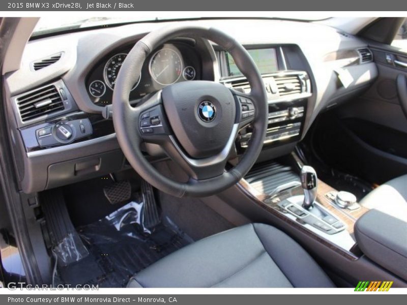 Jet Black / Black 2015 BMW X3 xDrive28i