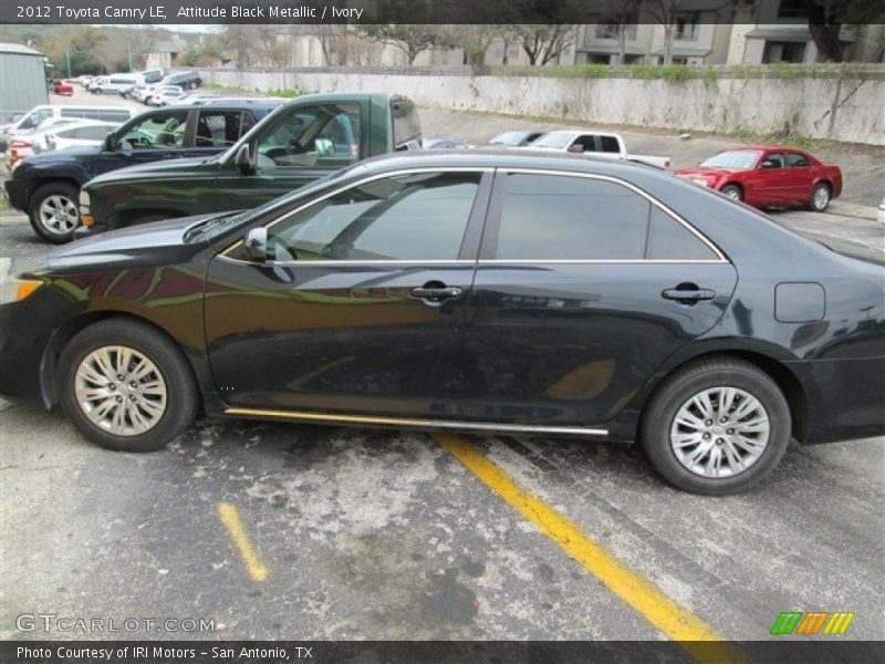 Attitude Black Metallic / Ivory 2012 Toyota Camry LE