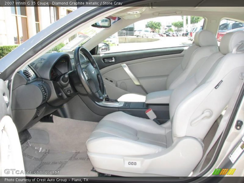 Diamond Graphite Metallic / Stone Gray 2007 Infiniti G 35 Coupe