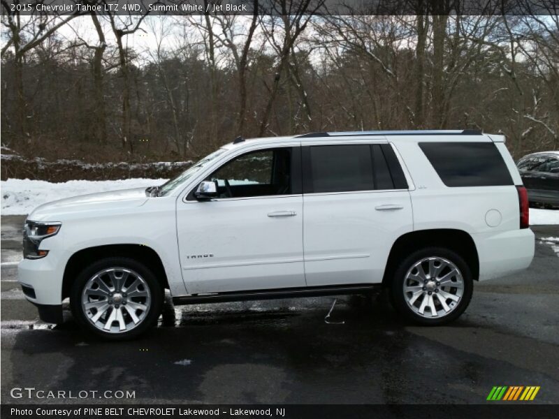 Summit White / Jet Black 2015 Chevrolet Tahoe LTZ 4WD