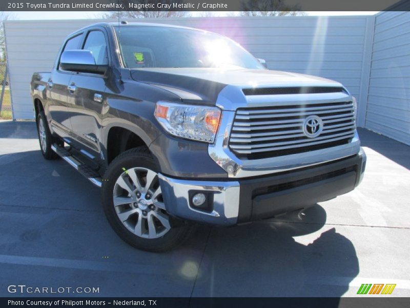 Magnetic Gray Metallic / Graphite 2015 Toyota Tundra Limited CrewMax