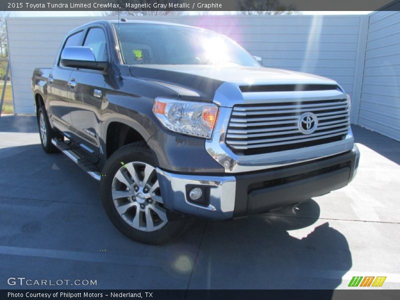 Magnetic Gray Metallic / Graphite 2015 Toyota Tundra Limited CrewMax