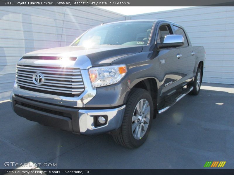 Magnetic Gray Metallic / Graphite 2015 Toyota Tundra Limited CrewMax