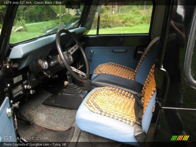  1978 CJ7 4x4 Blue Interior