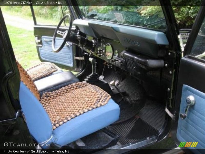 Front Seat of 1978 CJ7 4x4