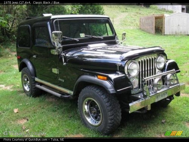 Front 3/4 View of 1978 CJ7 4x4