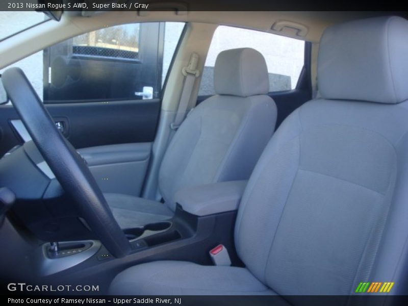 Super Black / Gray 2013 Nissan Rogue S AWD