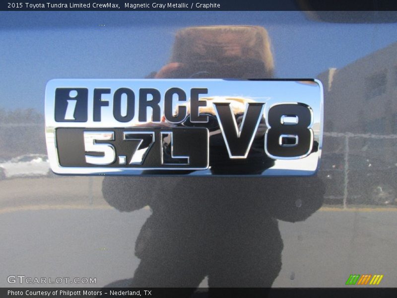 Magnetic Gray Metallic / Graphite 2015 Toyota Tundra Limited CrewMax