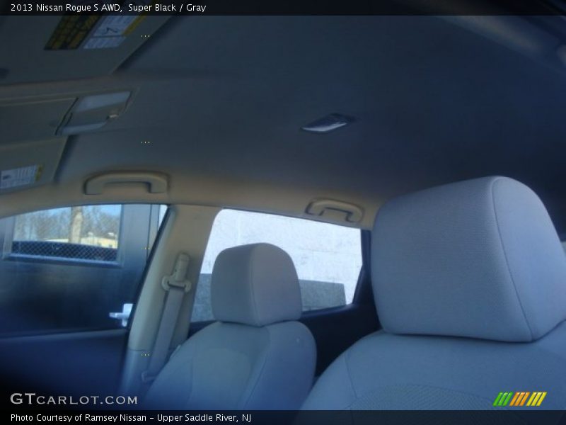 Super Black / Gray 2013 Nissan Rogue S AWD