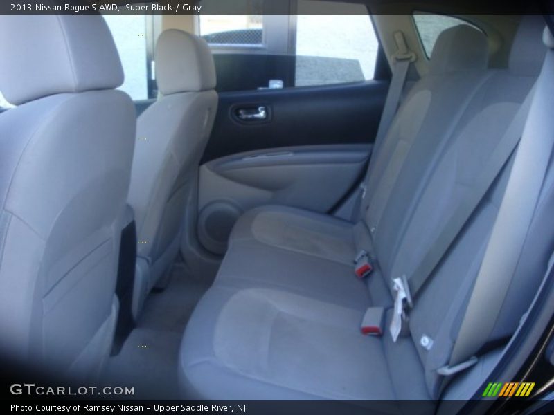 Super Black / Gray 2013 Nissan Rogue S AWD