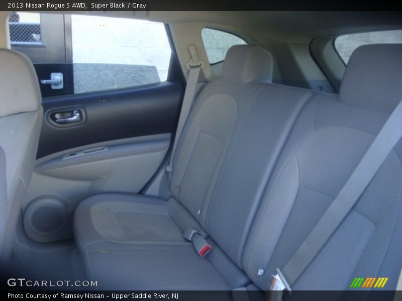 Super Black / Gray 2013 Nissan Rogue S AWD