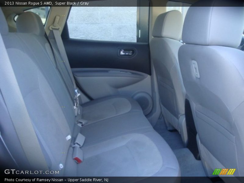 Super Black / Gray 2013 Nissan Rogue S AWD