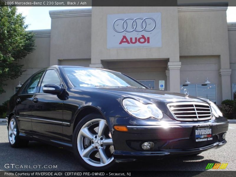 Black / Ash 2006 Mercedes-Benz C 230 Sport