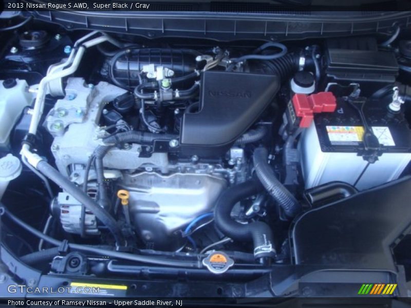 Super Black / Gray 2013 Nissan Rogue S AWD