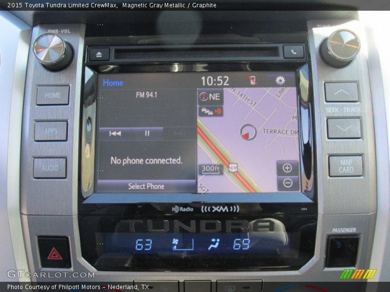 Magnetic Gray Metallic / Graphite 2015 Toyota Tundra Limited CrewMax