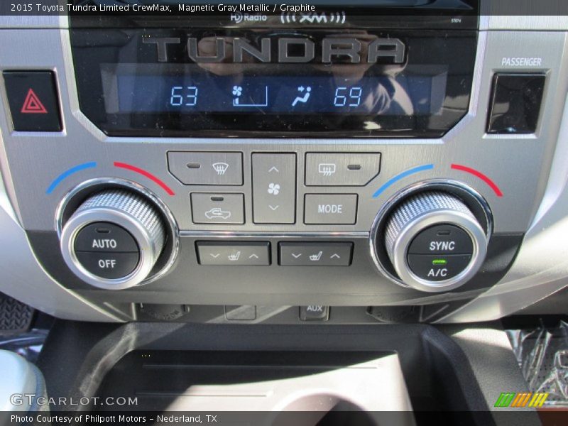Magnetic Gray Metallic / Graphite 2015 Toyota Tundra Limited CrewMax