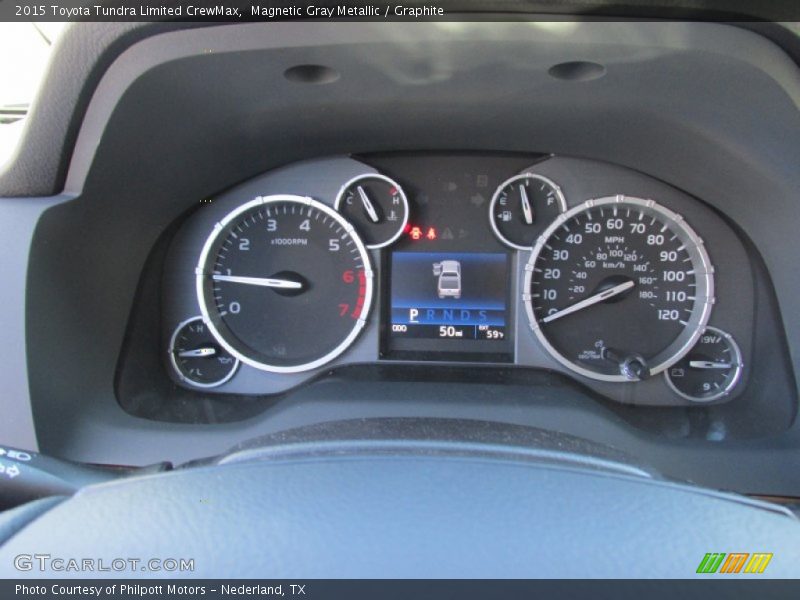 Magnetic Gray Metallic / Graphite 2015 Toyota Tundra Limited CrewMax