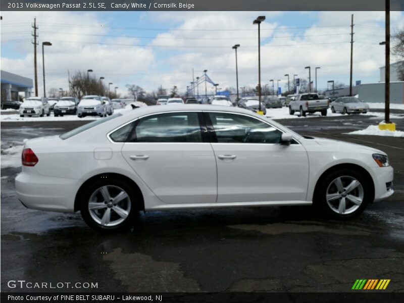 Candy White / Cornsilk Beige 2013 Volkswagen Passat 2.5L SE