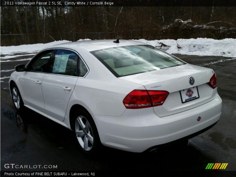 Candy White / Cornsilk Beige 2013 Volkswagen Passat 2.5L SE
