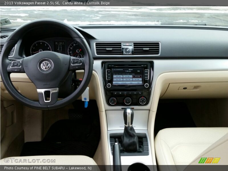 Candy White / Cornsilk Beige 2013 Volkswagen Passat 2.5L SE