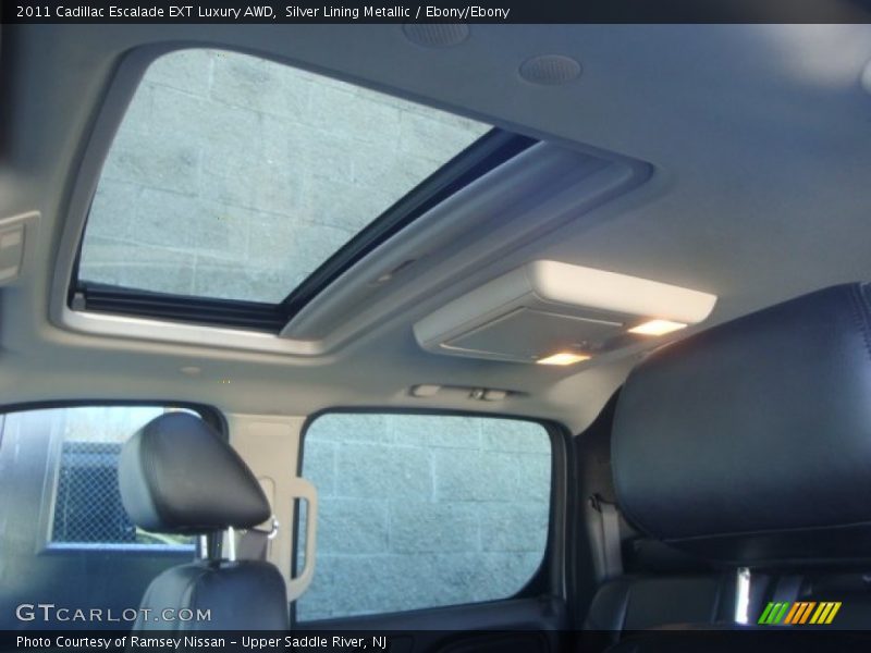 Silver Lining Metallic / Ebony/Ebony 2011 Cadillac Escalade EXT Luxury AWD