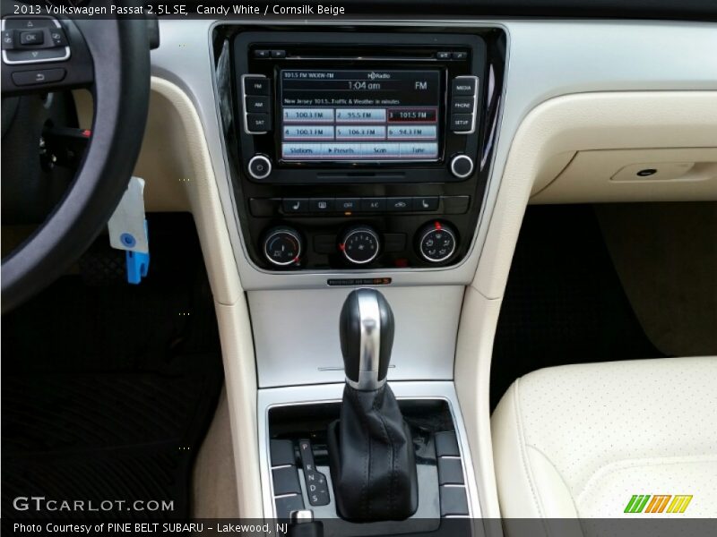 Candy White / Cornsilk Beige 2013 Volkswagen Passat 2.5L SE