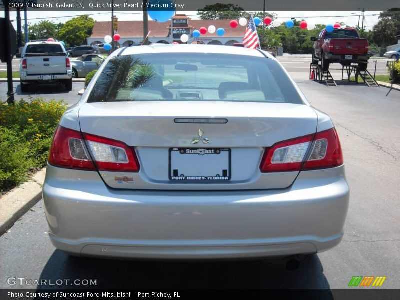 Quick Silver Pearl / Medium Gray 2009 Mitsubishi Galant ES