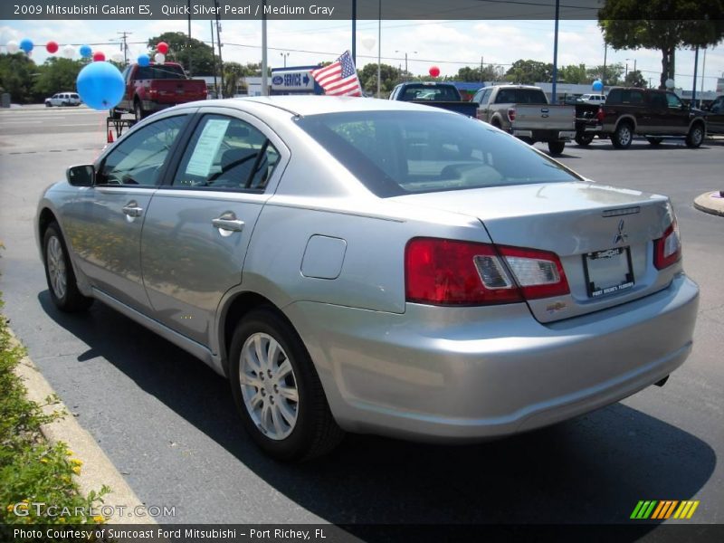 Quick Silver Pearl / Medium Gray 2009 Mitsubishi Galant ES