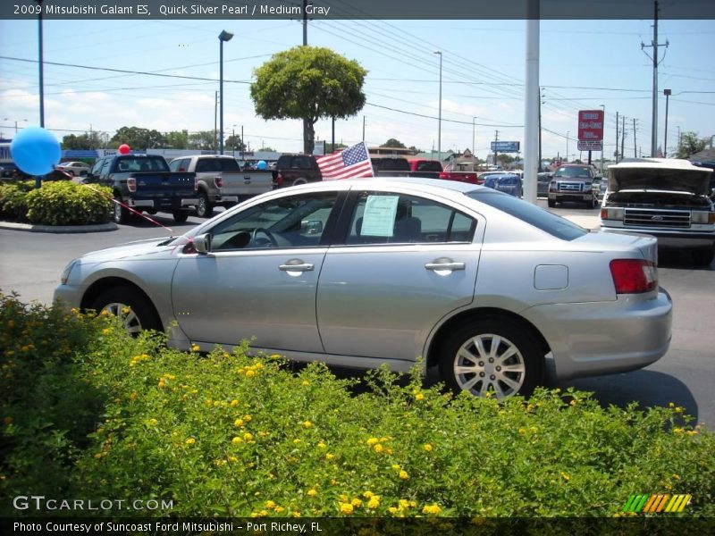 Quick Silver Pearl / Medium Gray 2009 Mitsubishi Galant ES