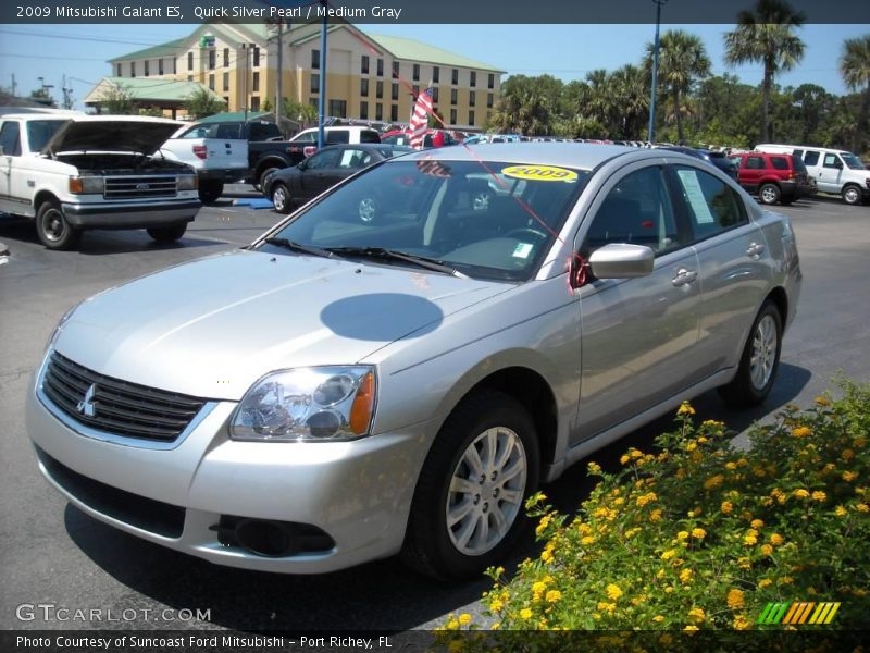 Quick Silver Pearl / Medium Gray 2009 Mitsubishi Galant ES