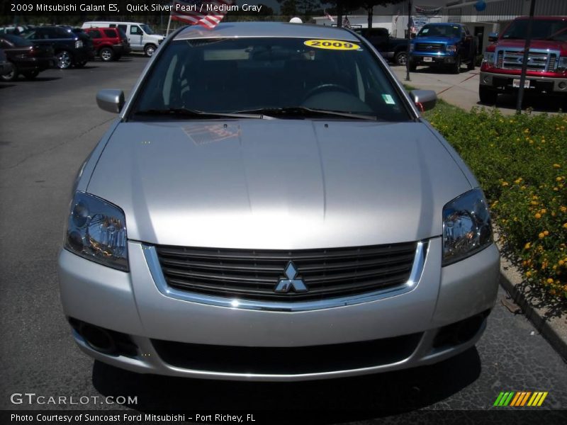Quick Silver Pearl / Medium Gray 2009 Mitsubishi Galant ES