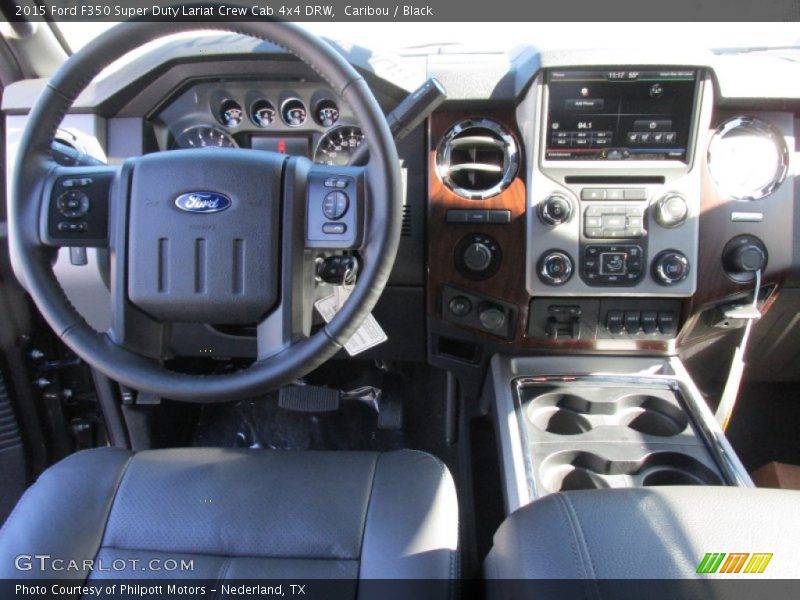 Caribou / Black 2015 Ford F350 Super Duty Lariat Crew Cab 4x4 DRW