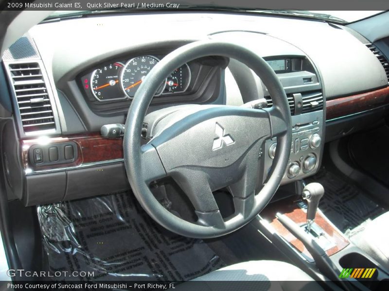 Quick Silver Pearl / Medium Gray 2009 Mitsubishi Galant ES