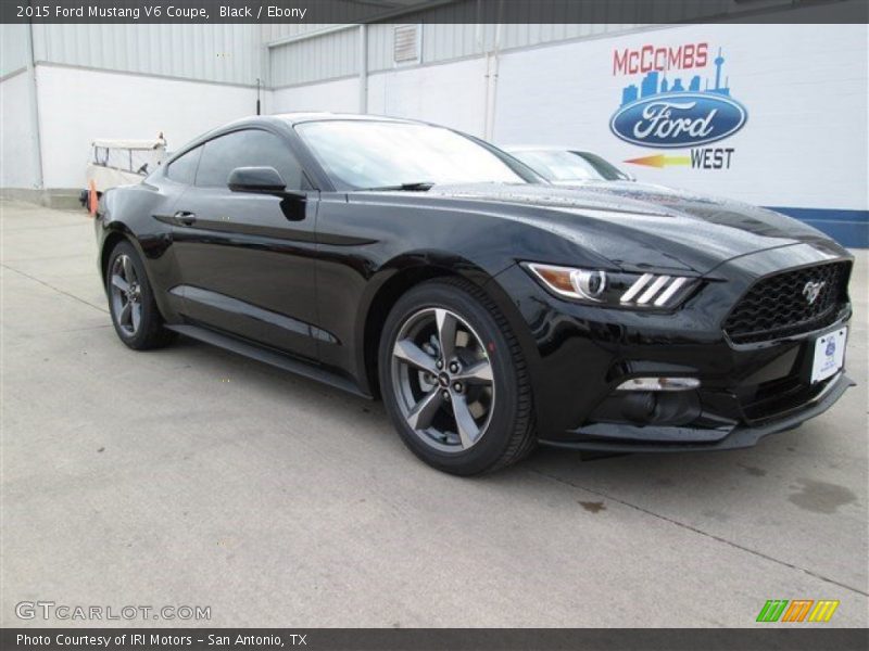 Black / Ebony 2015 Ford Mustang V6 Coupe
