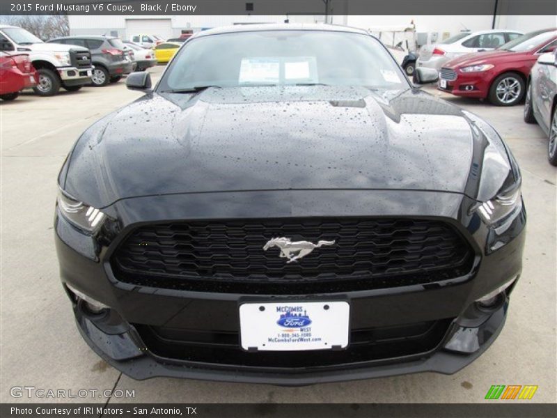 Black / Ebony 2015 Ford Mustang V6 Coupe