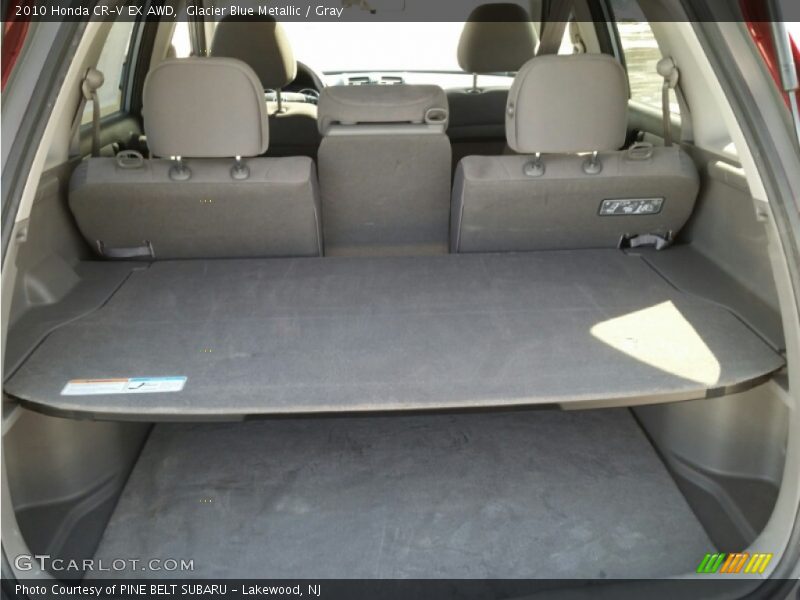 Glacier Blue Metallic / Gray 2010 Honda CR-V EX AWD