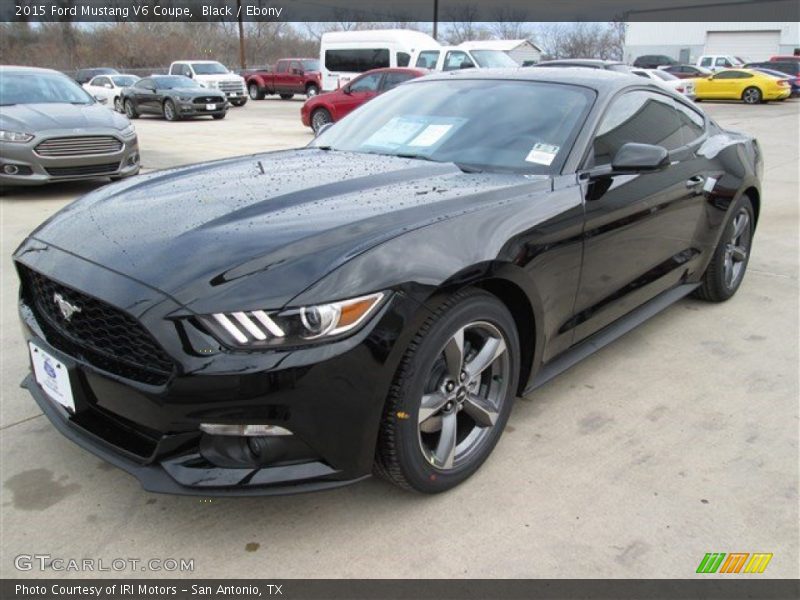 Black / Ebony 2015 Ford Mustang V6 Coupe