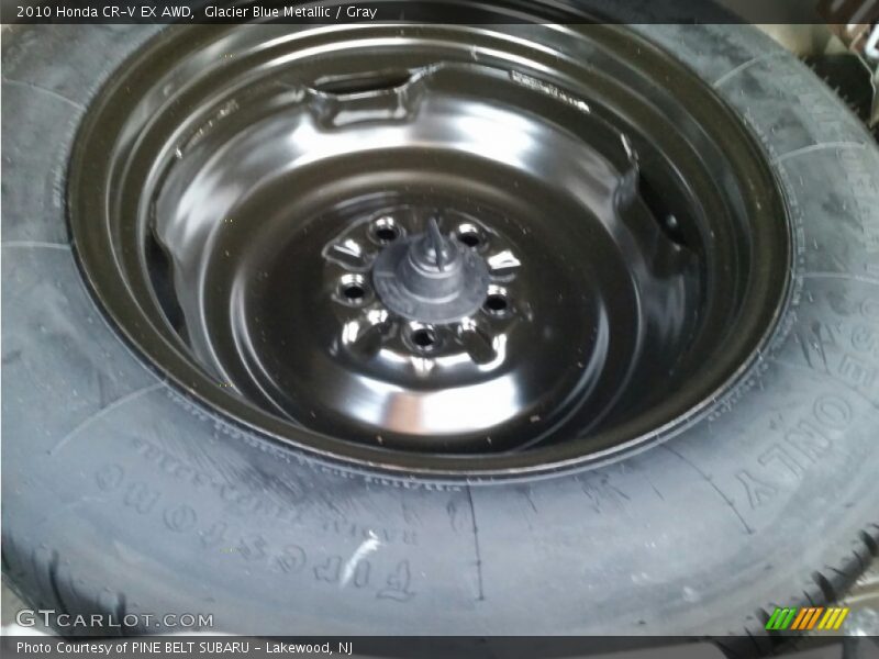 Glacier Blue Metallic / Gray 2010 Honda CR-V EX AWD