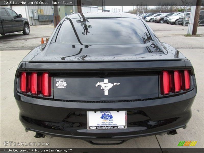 Black / Ebony 2015 Ford Mustang V6 Coupe