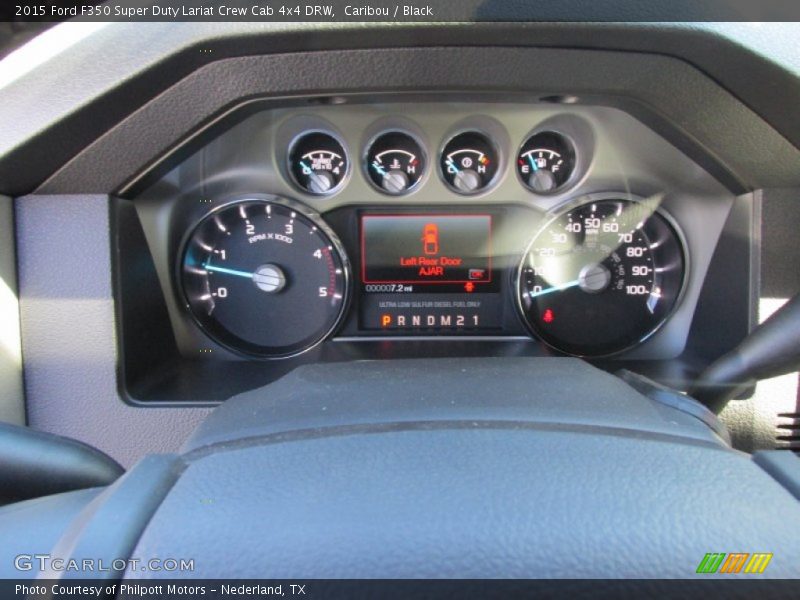 Caribou / Black 2015 Ford F350 Super Duty Lariat Crew Cab 4x4 DRW