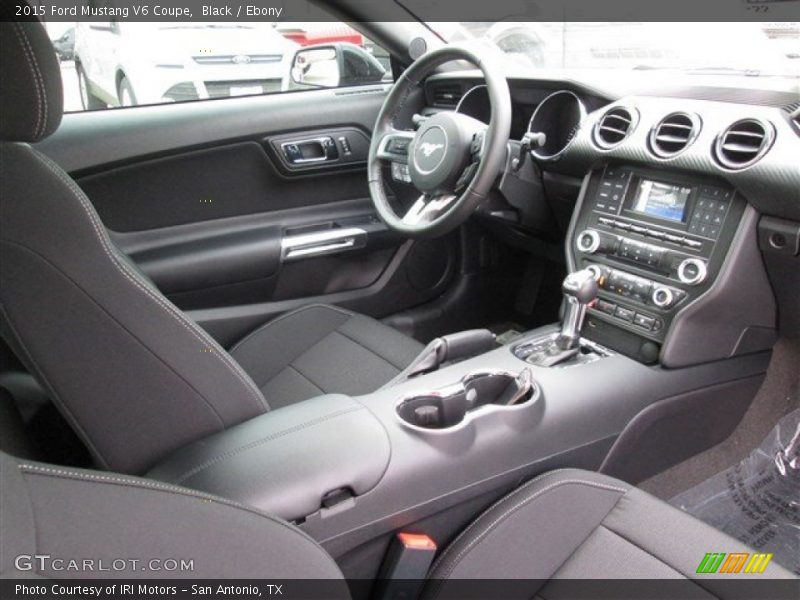 Black / Ebony 2015 Ford Mustang V6 Coupe